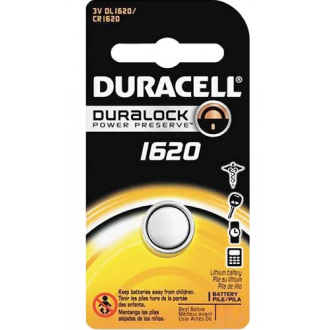 Duracell CR1620 Lithium Battery for Car Keys 