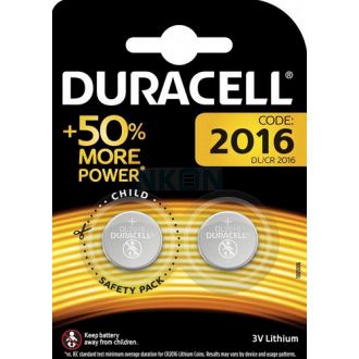 Duracell CR2016-SP2 Lithium Battery for Car Keys 