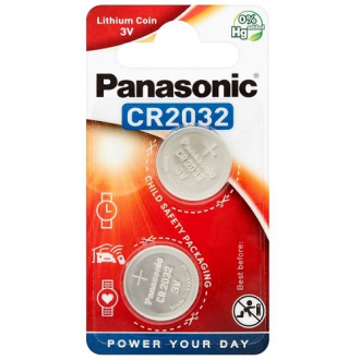 Panasonic CR2032-SP2 Lithium Battery for Car Keys 