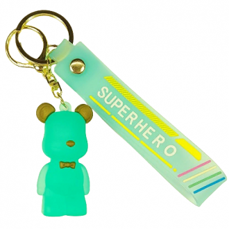 Silicone Keychain "Pretty Bear" – Stylish and Trendy Accessory