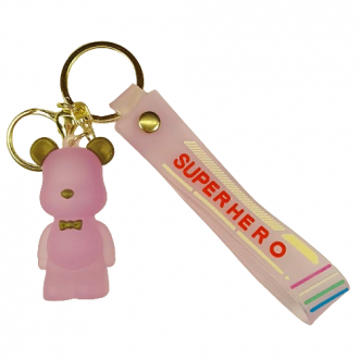 Silicone Keychain "Pretty Bear" – Stylish and Trendy Accessory