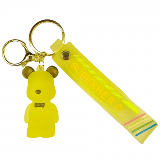 Silicone Keychain "Pretty Bear" – Stylish and Trendy Accessory
