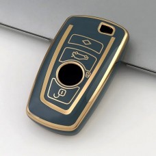 Car Key Cover for BMW F-series, 4 button, TPU, blue