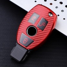 Car Key Cover for Mercedes-Benz, 3 button, TPU, red