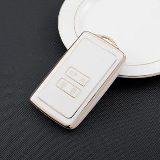 Car Key Cover for Renault Espace, Kadjar, Megane, Scenic, 2015-2021, TPU, white