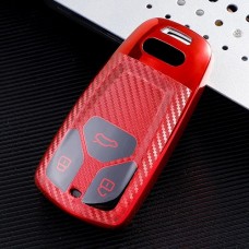 Car Key Cover for Audi A4, A5, Q5, Q7, 2016+, TPU, red