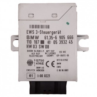 BMW EWS 3, Immobilizer Control Module Unit, 61356905666