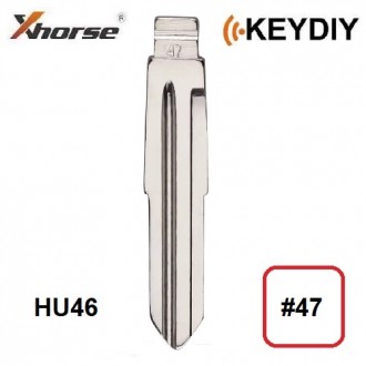 Keydiy, Xhorse key blade #47, HU46