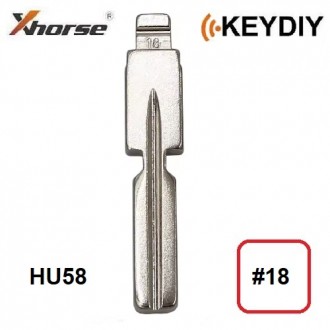 Keydiy, Xhorse key blade #18, HU58