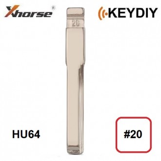 Keydiy, Xhorse key blade #20, HU64