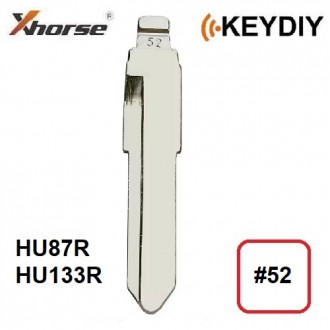 Keydiy, Xhorse key blade #52, HU87R, HU133R