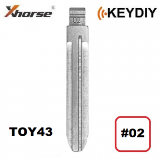 Keydiy, Xhorse key blade #02, TOY43