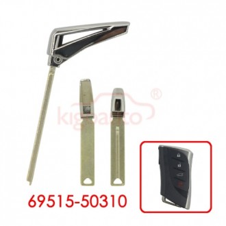 69515-50310, Smart key blade for Lexus Lexus LS500, LS500h, 2018-2022