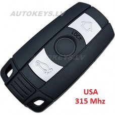 BMW E-Series 2005-2016 3btn. CAS3 315Mhz atslēga