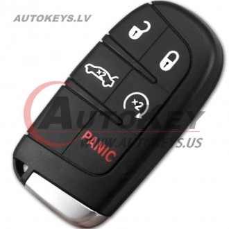 Keyless Smart Key For Chrysler,Dodge,Jeep 2011-2019 5 btn. ID46 433Mhz