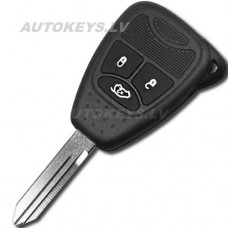 Chrysler,Dodge,Jeep 2005-2009 3 btn. ID46 433Mhz atslēga