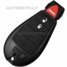Chrysler, Dodge, Jeep 2008-2020 3 btn. ID46 433Mhz atslēga