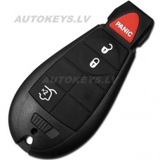 Jeep Grand Cherokee, Jeep Commander 2008-2013 4 btn. ID46 433Mhz atslēga