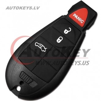 Remote Key For Chrysler 300, Dodge Challenger 2008-2014 4 btn. ID46 433Mhz