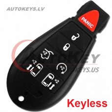 Keyless Go Smart Key For Chrysler Town & Country, Dodge Grand Caravan 2008-2019 7 btn. ID46 433Mhz