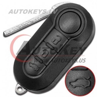 Remote key for Citroen Jumper, Fiat Ducato, Peugeot Boxer, 2008-2018, Marelli BSI, 3 button
