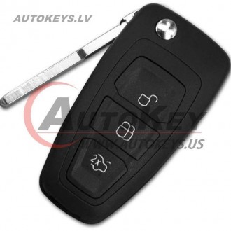Remote Key For Ford C-Max,Focus,Galaxy 2010-2017 3 btn. ID63 433Mhz