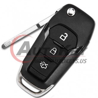 Remote Key For Ford KA, Mondeo, Fiesta, Focus, Galaxy, Transit 2015-2022 3 btn. ID49 433Mhz