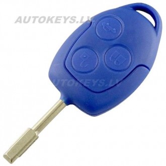 Ford Transit 2006-2014, 3 pogas, ID63, 433Mhz, blue remote key