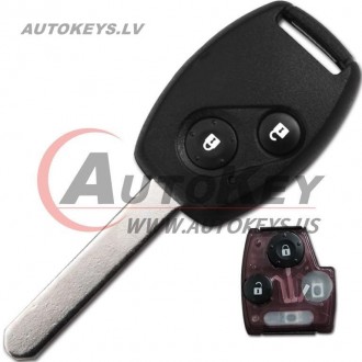 Remote Key For Honda C-RV, Honda F-RV, Honda Jazz 2006-2009 ID8E 433Mhz 2 btn.