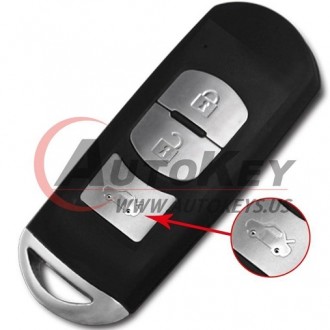 Keyless Smart Key For Mazda 2,3,6,CX-3,CX-5,CX-7 2010-2020 3 btn.(Mitsubishi SKE13E-01)