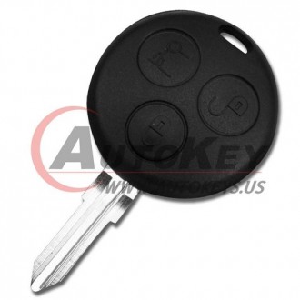 Remote Key For Smart ForTwo 1998-2007 3 btn. 433Mhz