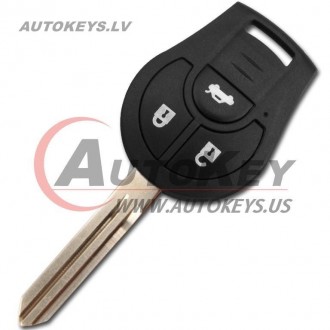 Remote Key For Nissan Micra,Juke 2010-2014 3 btn. ID46 433Mhz