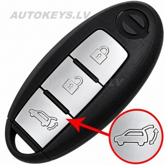 Smart Key For Nissan Pulsar, X-trail, Qashqai 2013-2018 4A 433Mhz NSN14