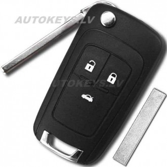 Remote Key For Opel Adam,Astra,Corsa,Mokka 2009-2017 3 btn. ID46 433Mhz