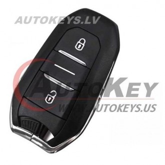 Keyless Smart Key For Citroen, Peugeot, Opel 2017-2022 3 btn. 4A-PCF7953M 433Mhz