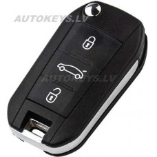Citroen,Peugeot,Opel 2016-2022 3 btn. ID-4A 433Mhz HU83 atslēga