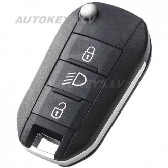 Remote Key For Citroen,Peugeot,Opel 2016-2022 3 btn. ID-4A 433Mhz HU83