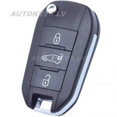 Citroen,Peugeot,Opel 2016-2022 3 btn. ID-4A 433Mhz HU83 atslēga