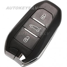 Citroen, Peugeot, Opel 2017-2022 3 btn. 4A-PCF7953M 433Mhz Keyless Go atslēga