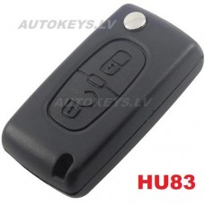 Citroen C8, Dispatch 2009-2016 2 btn. ID46-PCF7961 433Mhz HU83 atslēga