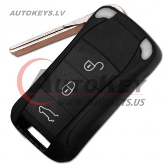 Flip Remote Key For Porsche Cayenne 2002-2008 3 btn. ID46 433Mhz