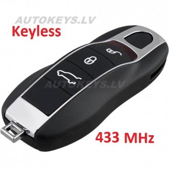 Keyless Smart Key For Porsche Cayenne 2010-2017 433MHz 3 button