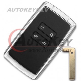 Keyless Smart Key For Renault Espace,Kadjar,Megane 2015-2021 433Mhz Keyless Go