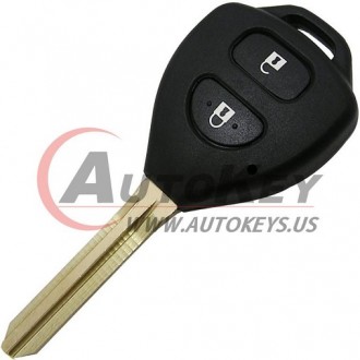 Remote Key For Toyota Fortuner, HiLux, IQ, Urban Cruiser 2005-2010 2 btn. ID67 433Mhz