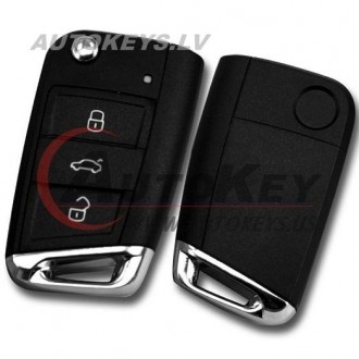 Remote Key For Skoda Fabia, Octavia, Rapid, Superb, VW Golf VII 2012-2021 MQB 434MHz