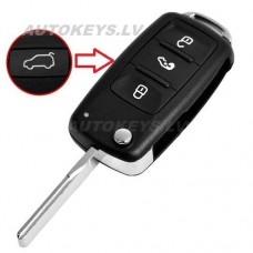 Volkswagen Transporter, Campmob. 2012-2017 ID48 434MHz 7E0837202AJ 4 pogas atslēga