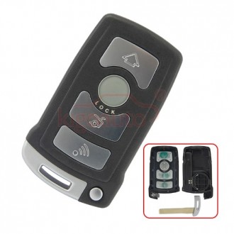 Smart key case for BMW 7-series E65/E66/E67/E68, 2001-2008, 4 button
