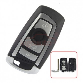 Smart key case for BMW F-series 2, 3, 5, 7, X5, HU92, 4 button