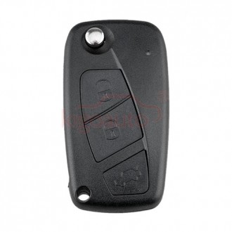 Flip key shell 3 button SIP22 for Alfa Romeo, Citroen, Fiat, Iveco, Lancia, Peugeot