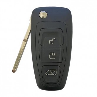 Flip remote case for Ford Transit, Transit Connect, Transit Custom, 2012-2019 HU101 3 button